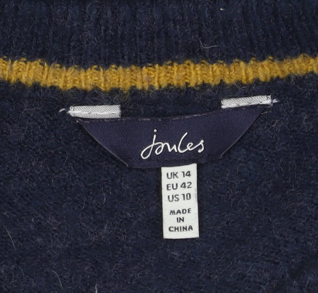 Joules Women's Multicoloured Star Jumper Size 14