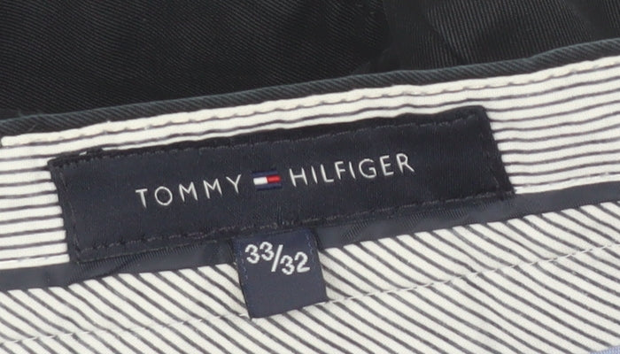Tommy Hilfiger Black Men's Trousers 33 Regular
