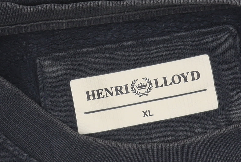 Henri Lloyd Men's Blue XL Pullover Sweatshirt