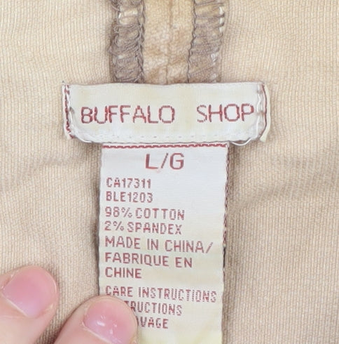 Buffalo Shop Women's Beige Jacket Size L Casual