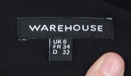 Warehouse Women's Black Trousers Size 6
