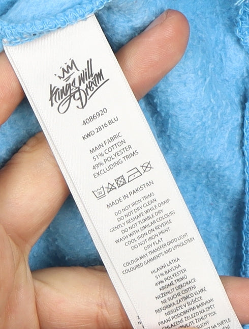 Kings Will Dream Men's Blue 2XL Pullover Sweatshirt