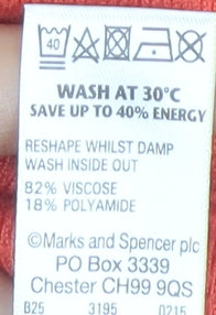 Marks and Spencer Women’s Orange Cardigan, Size 14