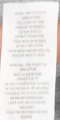 BoohooMAN Grey Crew Neck T-Shirt for Men - Large