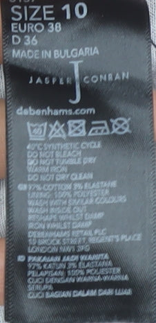 Jasper Conran Women's Multicoloured Size 10 Sheath Dress