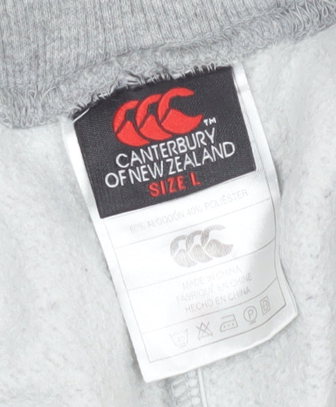 Canterbury Men's Grey Sweatpants L - Fleece Gym Trousers