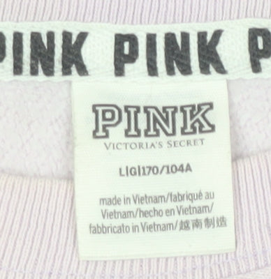 Victoria's Secret Women's Pink Pullover Sweatshirt L