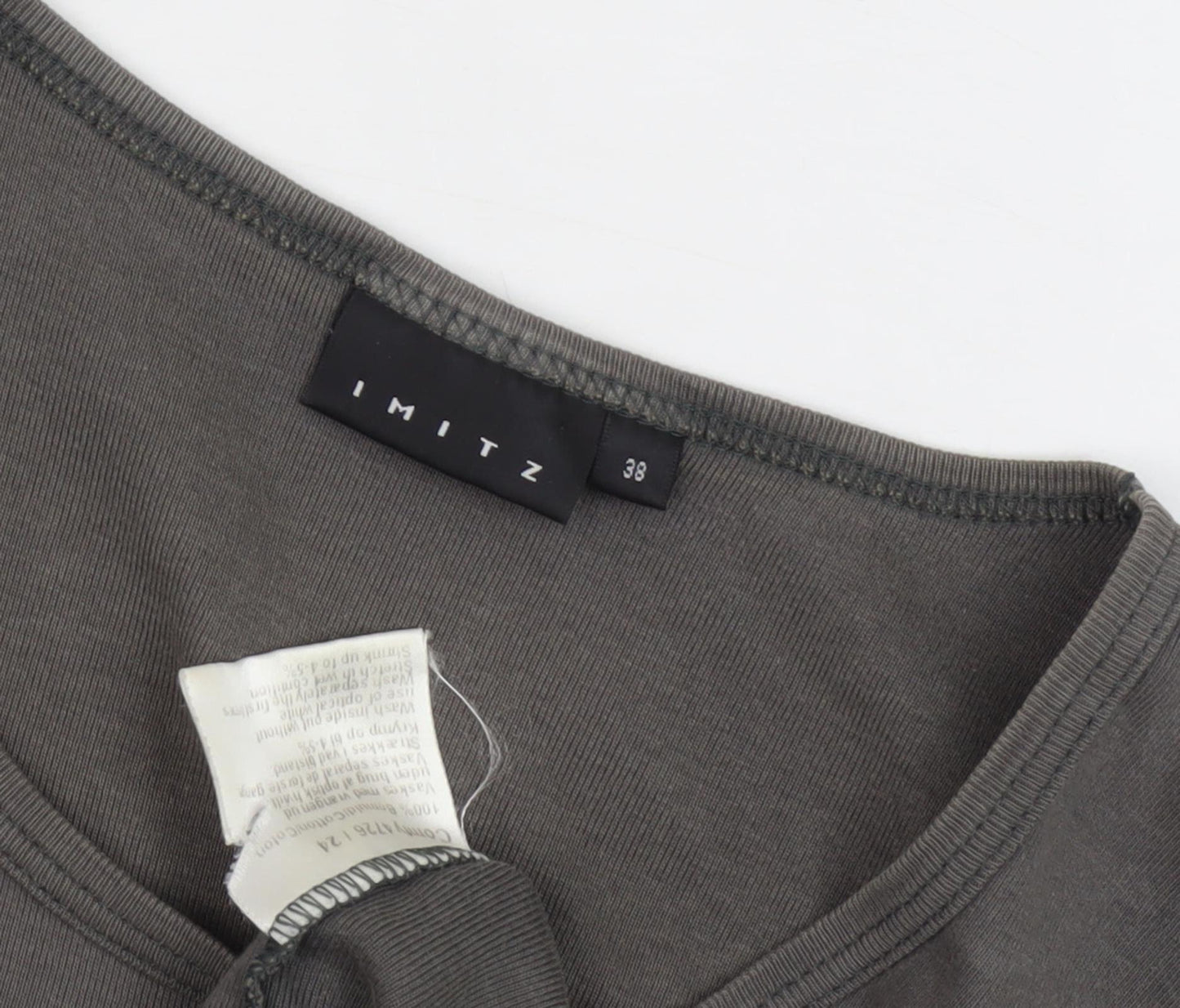 IMITZ Women's Green Basic T-Shirt Size 10