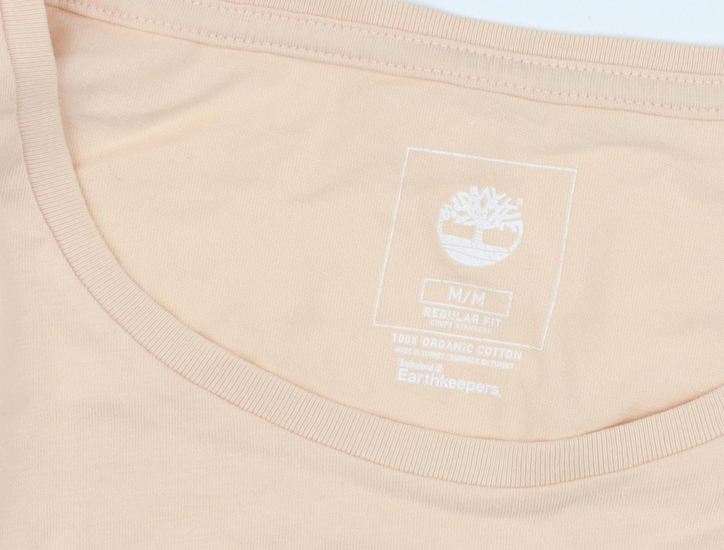 Timberland Women's Beige T-Shirt, M, Casual Fit