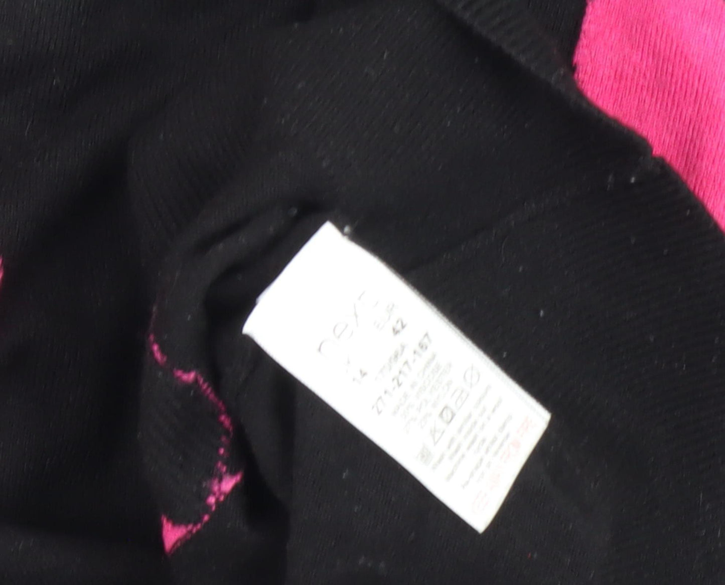 Next Women's Black Heart Pullover Jumper Size 14