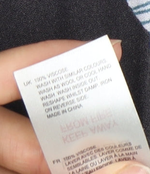 White Stuff Women's Multicolour Dress, UK 16, 3/4 Sleeve