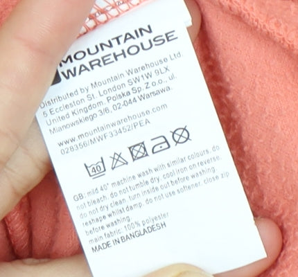 Mountain Warehouse Women's Pink Large Fleece Pullover