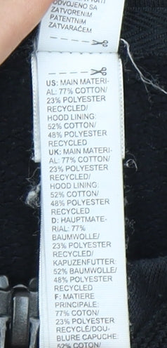 Adidas Unisex Black L Hoodie Full Zip Sportswear