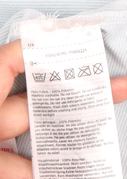 Regatta Women's Blue 1/4 Zip Sweatshirt Size UK 14