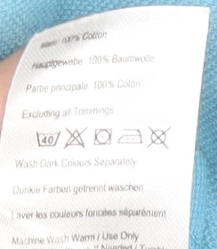 Joules Women's Blue Polo Shirt M Slim Fit Breathable