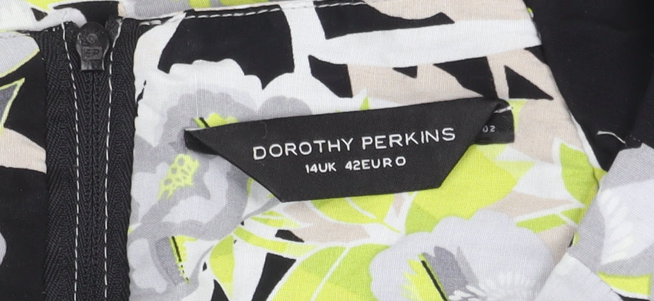 Dorothy Perkins Women's Multicoloured Floral Dress