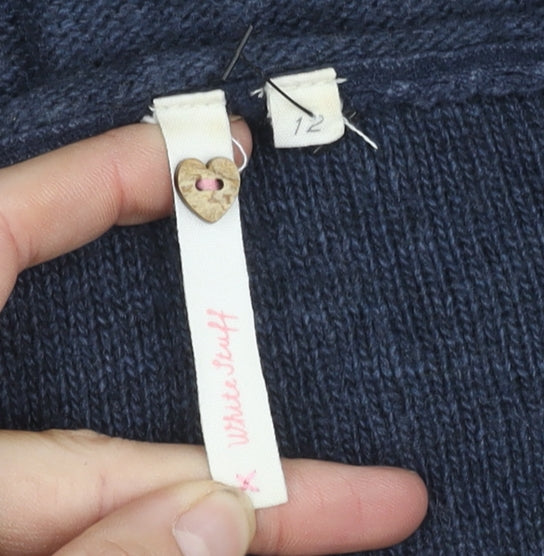 White Stuff Women's Blue Cardigan Size 12