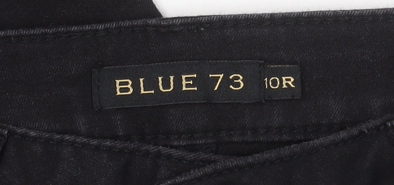 BLUE 73 Men's Black Straight Leg Jeans Size 10R