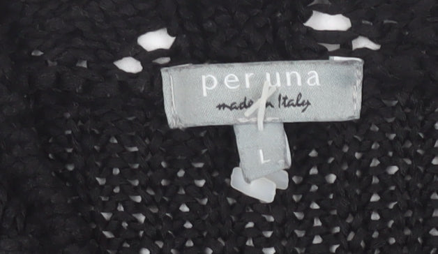 Per Una Women’s Black Cardigan, L, 3/4 Sleeve Knit