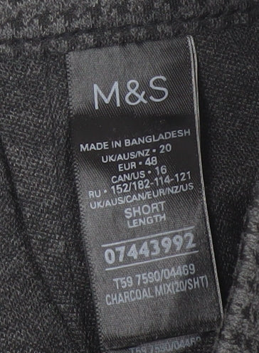 Marks and Spencer Women's Grey Trousers Size 20