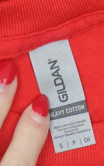 Gildan Men's Red Music Tour T-Shirt Size S