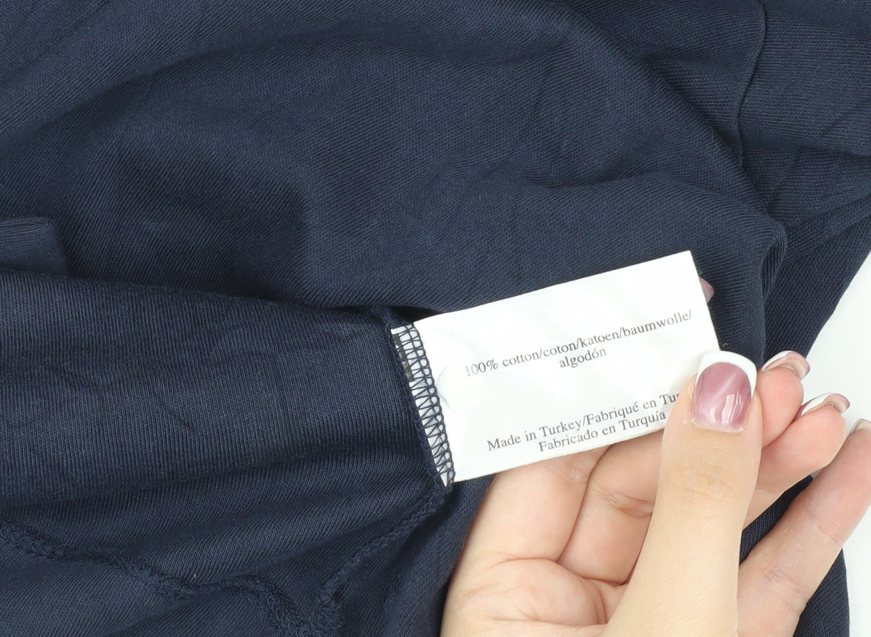 Laura Ashley Blue Women’s Collared Top Size 12