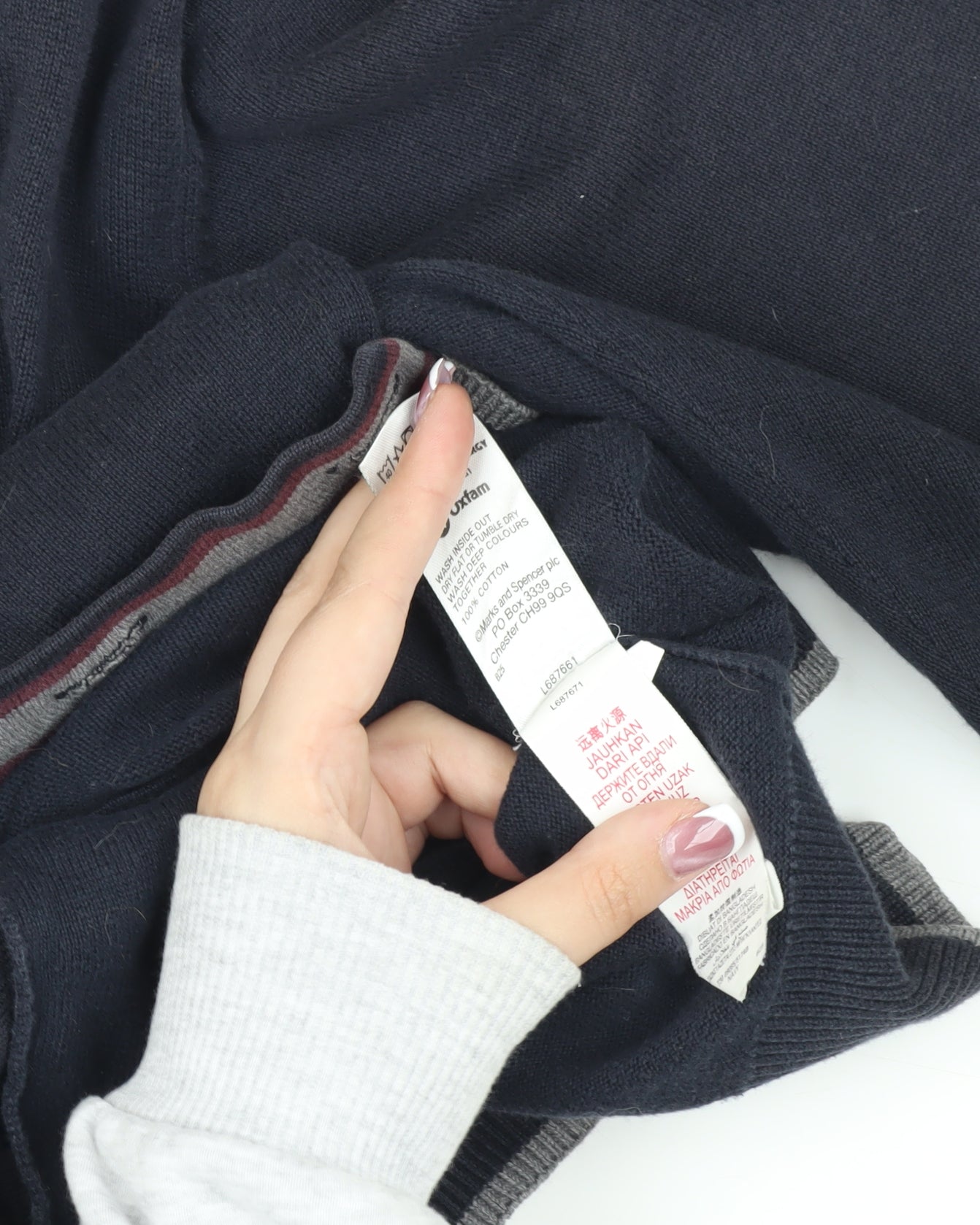 Marks and Spencer Men's Black Cardigan Large