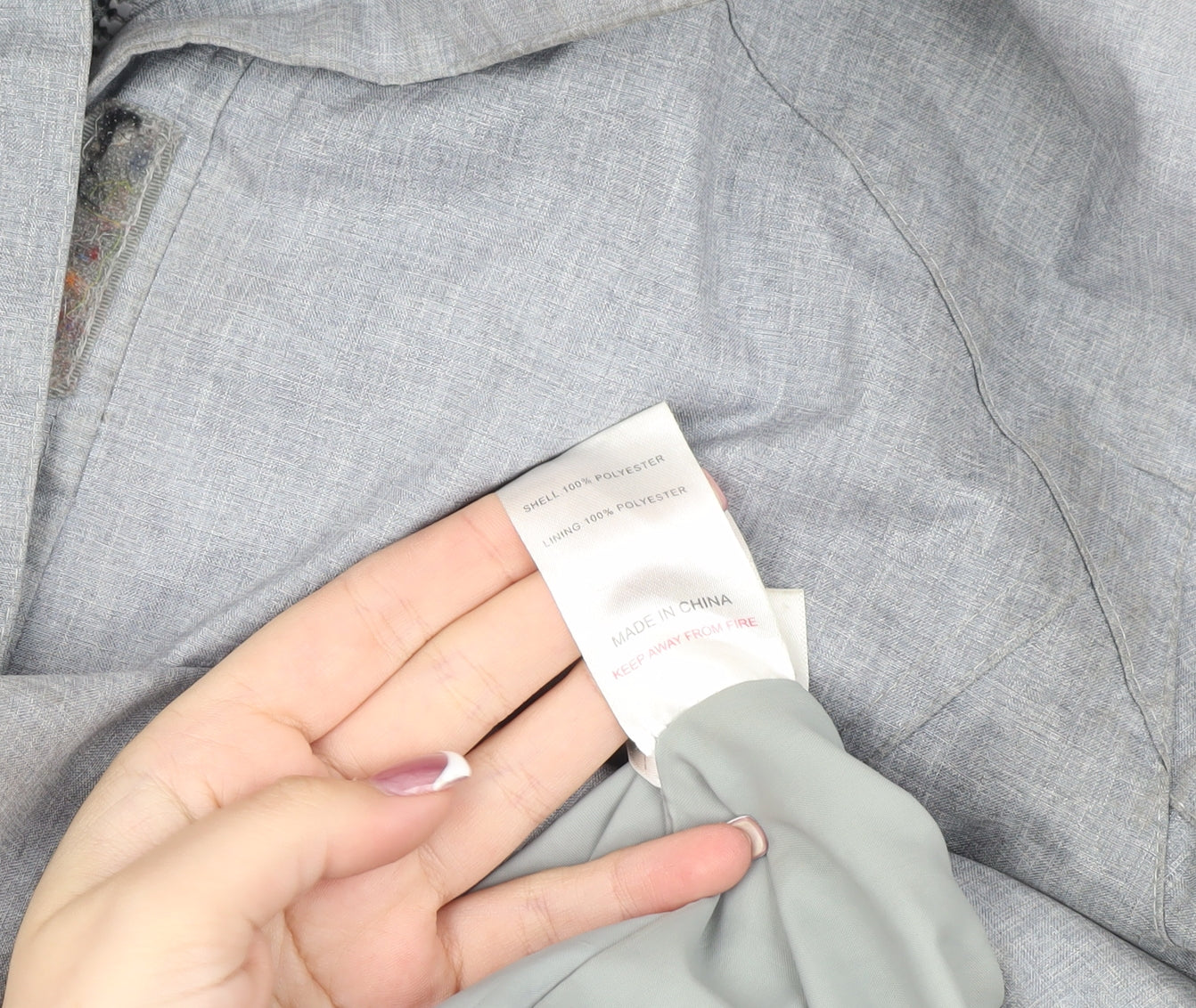 Peter Storm Women's Grey Hooded Jacket Size 12