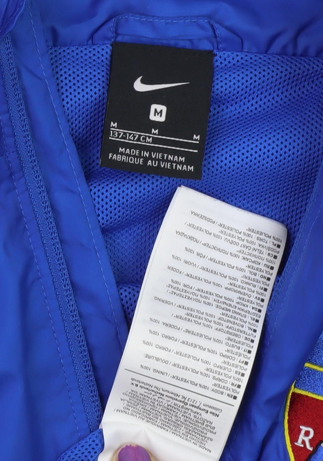 Nike Boys Blue Basic Jacket M - Gym & Training Activewear