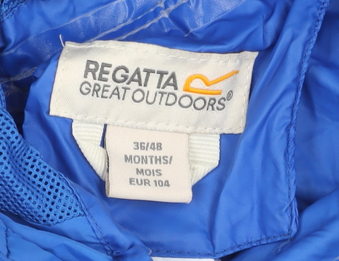 Regatta Boys Blue Snowsuit, 7-8 Years, Waterproof