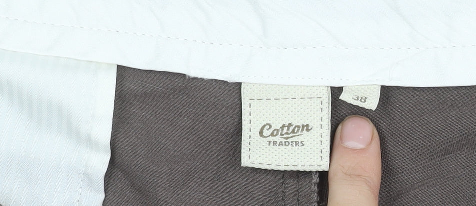 Cotton Traders Men's Brown Trousers - Size 38