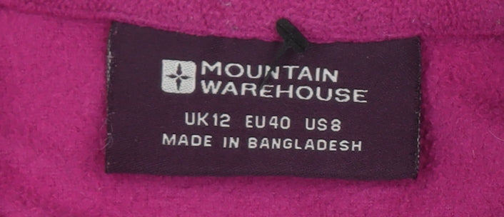 Mountain Warehouse Women's Purple Fleece Sweatshirt UK 12