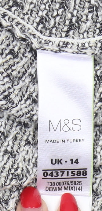 Marks and Spencer Women's Multicoloured Cardigan, Size 14