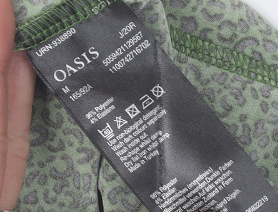 Oasis Women's Green Midi Bodycon Dress, Size M