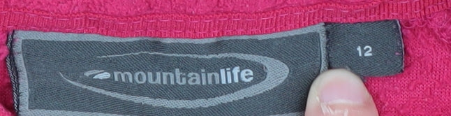 Mountainlife Women's Pink Pullover Sweatshirt Size 12