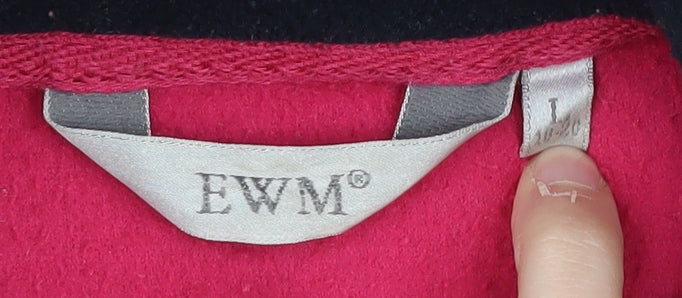 EWM Women's Red Fleece Waistcoat L