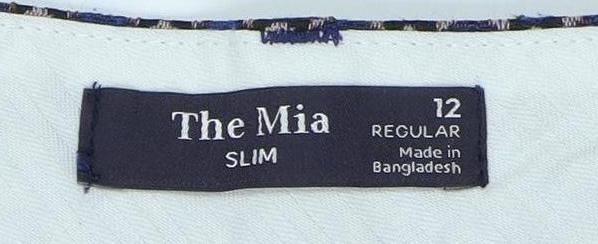 Marks and Spencer Women's Multicoloured Slim Trousers