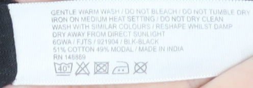 FatFace Women's Black Floral Tunic Blouse Size 10