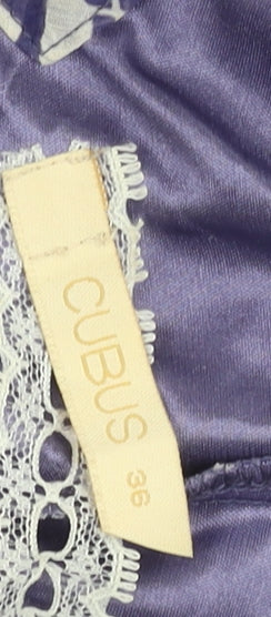 Cubus Women's Purple Floral Sleeveless Dress