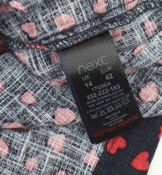 Next Women's Multicoloured Shift Dress Size 14