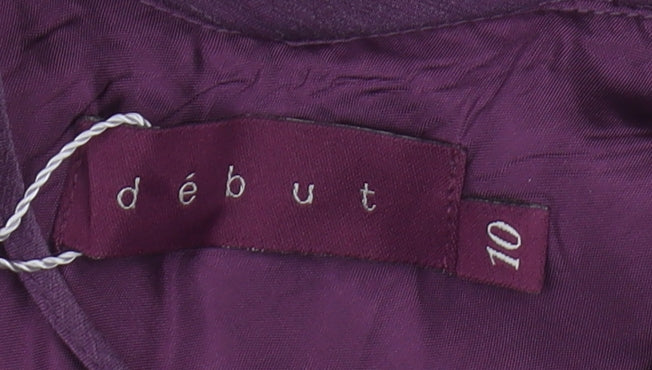 Début Women's Purple Slip Dress Size 10