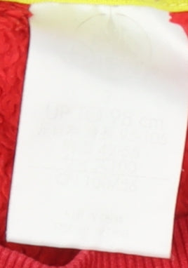 Boys Red Cars Fleece Pyjama Top, Size 2-3 Years, Cosy Sleepwear