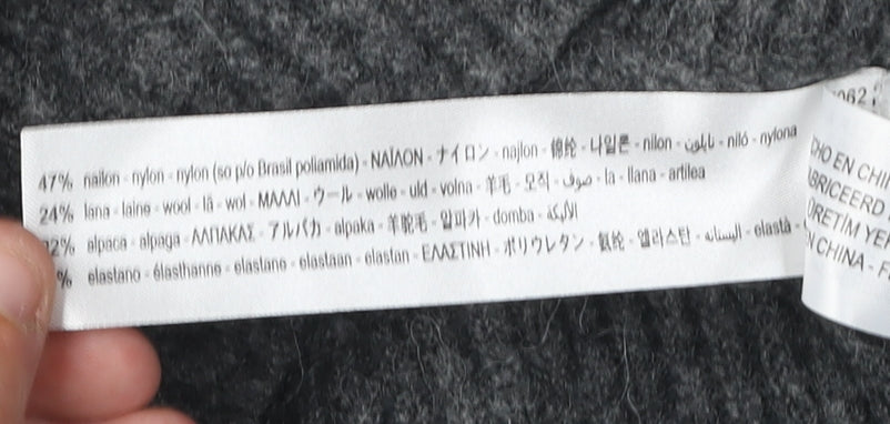 Zara Women's Grey Pullover Jumper, S, Crew Neck