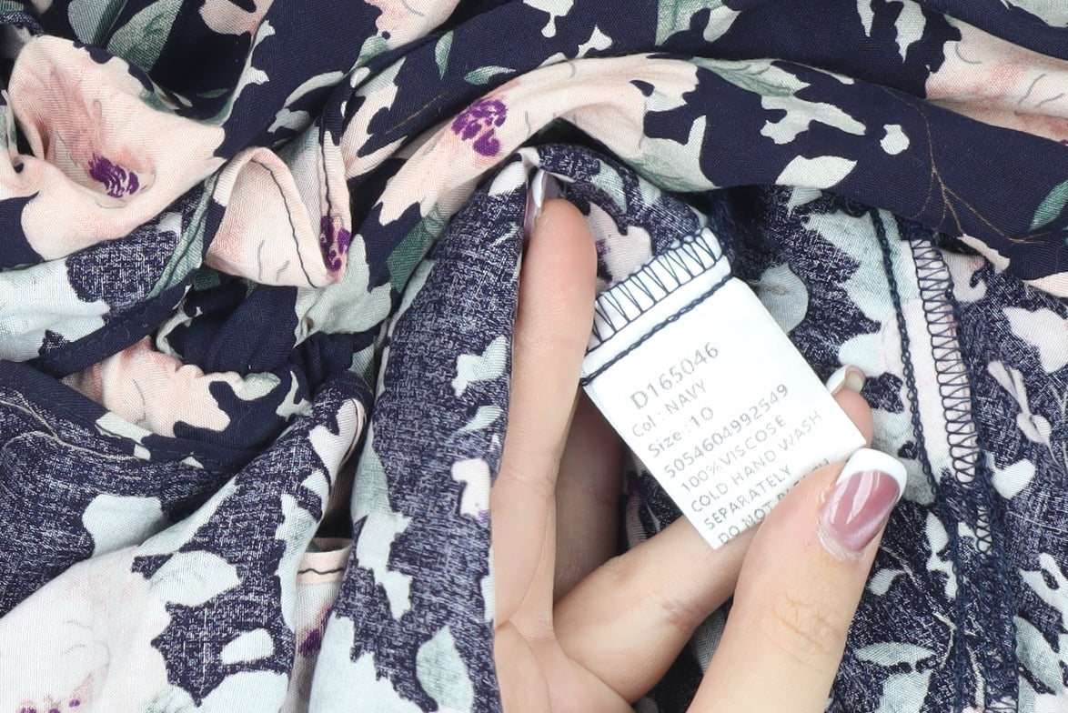 Stella Morgan Women's Floral Wrap Dress, UK 10, Multicolour