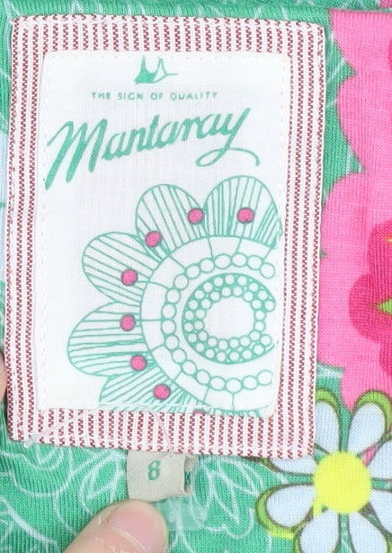 Mantaray Women's Floral A-Line Dress Size 8