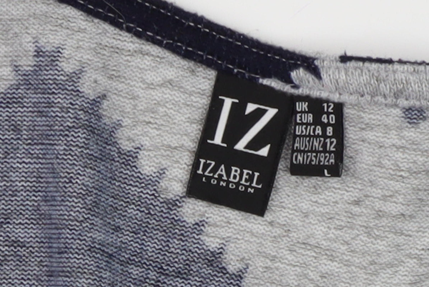 Izabel London Women's Multicoloured Zip Jumper Size 12