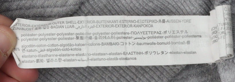 Zara Men's Grey Pullover Hoodie M - Stylish & Comfy