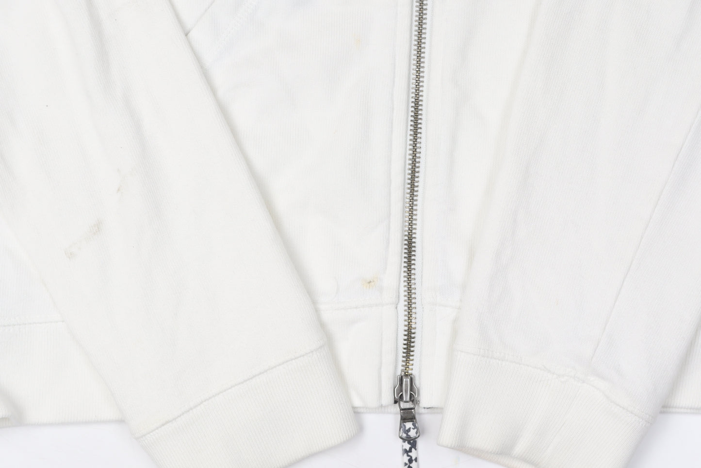 Tommy Hilfiger Unisex White XL Full Zip Hoodie