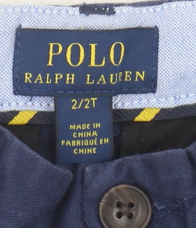 Ralph Lauren Boys Blue Chino Shorts 2 Years Casual