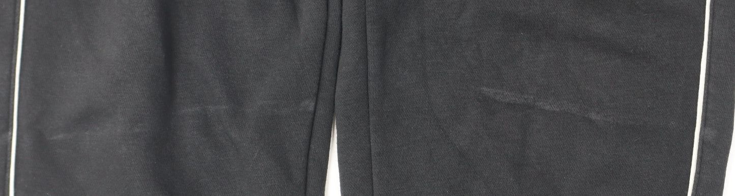 Adidas Men's Black Jogger Trousers - Size S
